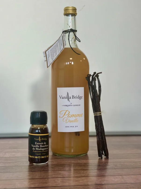 Jus de Pommes 1L Gousse et extrait Jus de Pommes 1L Gousse et