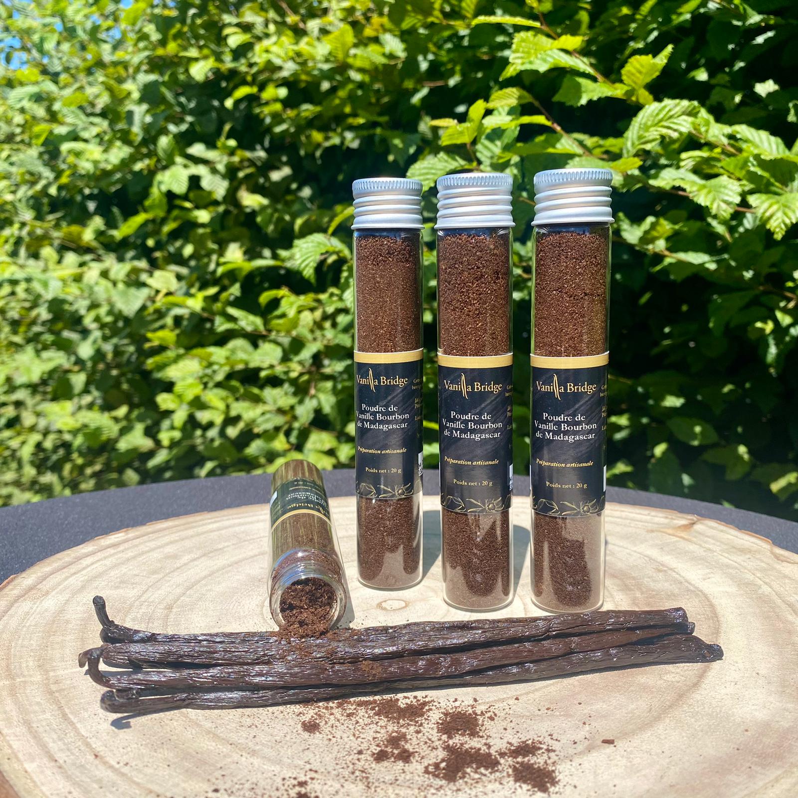 Sirop à la vanille VB03A-20g2 Poudre de vanille de Madagascar