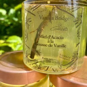 Miel d&rsquo;Acacia & Gousse de  vanille de Madagascar 250g